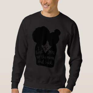 Black Queen Diva Girl Woman Black History M Sweatshirt