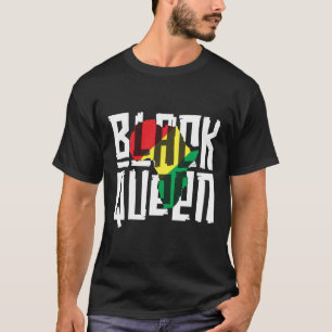 Black Queen for Women Girls History Montag Afrika T-Shirt