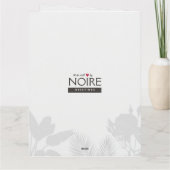 Black Queen | Geburtstagskarte Karte (Rückseite)