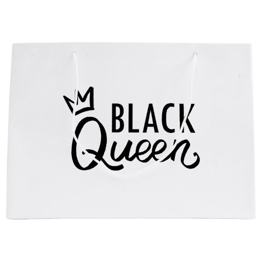 Black Queen Große Geschenktüte (Vorderseite)