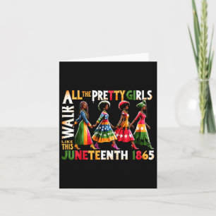 Black Queen Juneteenth 1865 Celebrate Freedom Cele Karte
