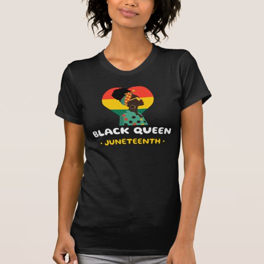 Black Queen Juneteenth T-Shirt (Vorderseite)
