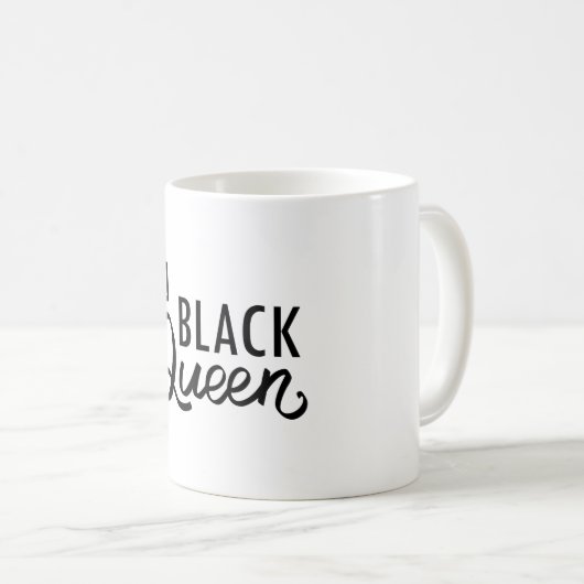 Black Queen Kaffeetasse (VorderseiteRechts)
