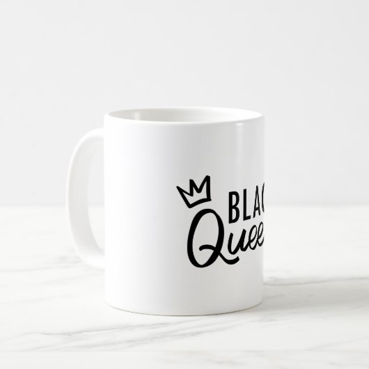 Black Queen Kaffeetasse (Vorderseite Links)