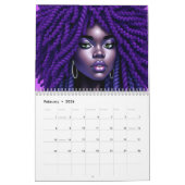 Black Queen Melanin Afrocentric Sista Dreads Locs Kalender (Feb 2026)