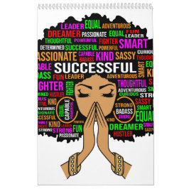 Black Queen Melanin Brown Skin Sista Magie Kalender