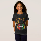 Black Queen Melanin Lips Africa Prix History BLM T-Shirt (Vorne ganz)