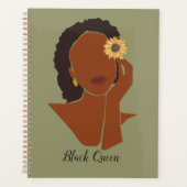 Black Queen , Melanin Queen , Afroamerikanerin Planer (Vorderseite)