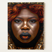 Black Queen Melanin Sista Liebe Planer (Rückseite)