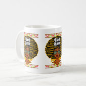 Black Queen Melanin Woman Juneteenth Sista Queens Kaffeetasse (Vorderseite Links)