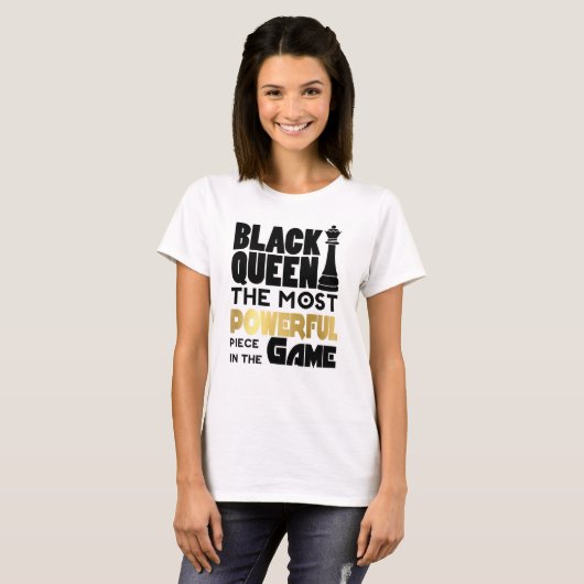 Black Queen Most Power Piece T-Shirt (Vorne ganz)