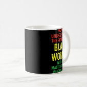 Black Queen Msw Social Work Master Abschluss Kaffeetasse (VorderseiteRechts)