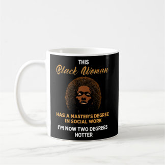 Black Queen Msw Sozialarbeit Master Gradua Kaffeetasse