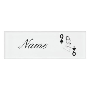 Black Queen of Spades Black Bikini Thunder_Cove Namenschild