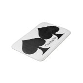 Black Queen of Spades Black Thunder_Cove Badematte (Schrägansicht)