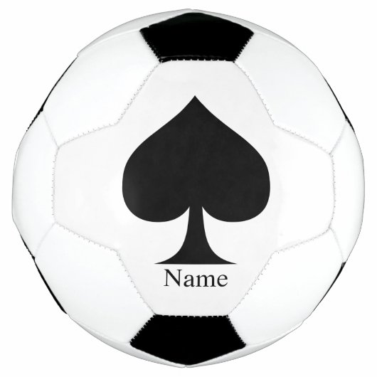 Black Queen of Spades Black Thunder_Cove  Fußball (Vorderseite)