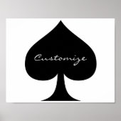 Black Queen of Spades Black Thunder_Cove Poster (Vorne)