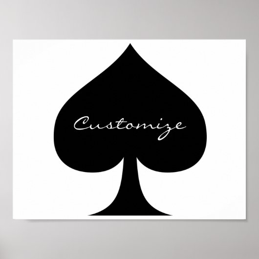 Black Queen of Spades Black Thunder_Cove Poster (Vorne)