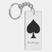 Black Queen of Spades Black Thunder_Cove Schlüsselanhänger (Vorderseite links)