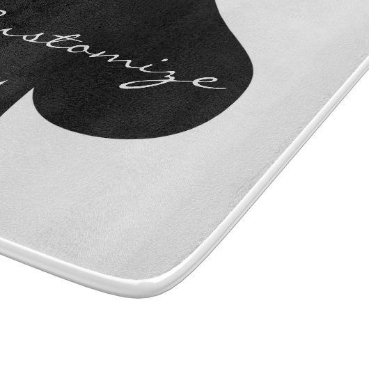 Black Queen of Spades Black Thunder_Cove Schneidebrett (Ecke)