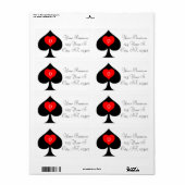 Black Queen of Spades Red Heart Thunder_Cove (Vorne)