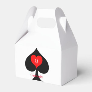 Black Queen of Spades Red Heart Thunder_Cove Geschenkschachtel