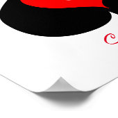 Black Queen of Spades Red Heart Thunder_Cove Poster (Ecke)