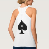 Black Queen of Spades Red Heart Thunder_Cove Tank Top (Rückseite)