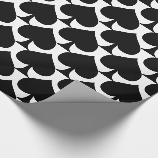 Black Queen of Spades Thunder_Cove Geschenkpapier (Ecke)