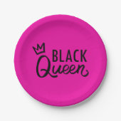 Black Queen Pappteller (Vorderseite)