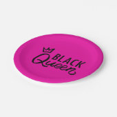 Black Queen Pappteller (Schrägansicht)