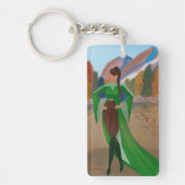 Black Queen | Princess | Schöne schwarze Frau Schlüsselanhänger (Vorderseite)