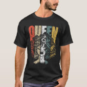 Black Queen Stolz für den Power in Afrika T-Shirt (Vorderseite)