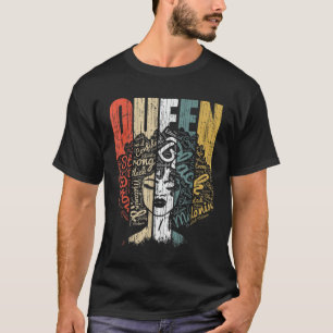 Black Queen Stolz für den Power in Afrika T-Shirt