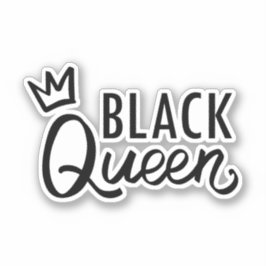 Black Queen Vinyl Stickers Aufkleber