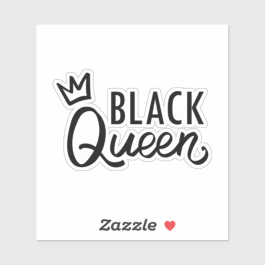 Black Queen Vinyl Stickers Aufkleber (Blatt)