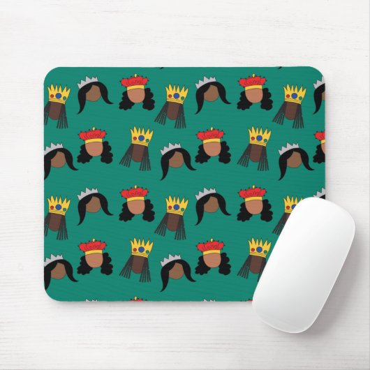 Black Queens Maus Pad Mousepad (Mit Mouse)