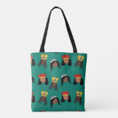 Black Queens Shopping Bag Tasche (Rückseite)