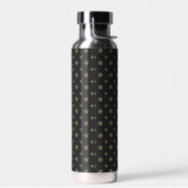 Black Quilt Star Insulated Water Bottle Trinkflasche (Links)