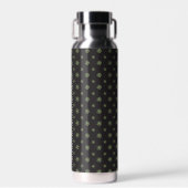 Black Quilt Star Insulated Water Bottle Trinkflasche (Vorne)