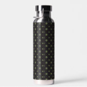 Black Quilt Star Insulated Water Bottle Trinkflasche (Rechts)