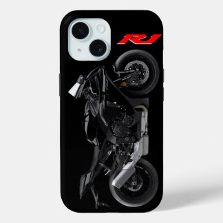 Black R1 Sporsbike Motorrad Case-Mate iPhone Hülle