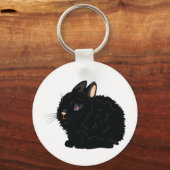 Black Rabbit Schlüsselanhänger (Vorderseite)