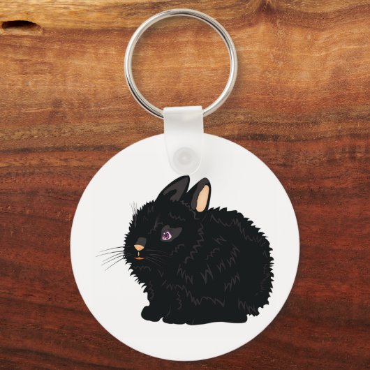 Black Rabbit Schlüsselanhänger (Vorderseite)