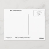 Black Racer Jagen Postkarte (Rückseite)
