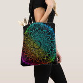 Black Rainbow Mandala Tasche (Von Nahem)