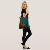 Black Rainbow Mandala Tasche (Am Model)