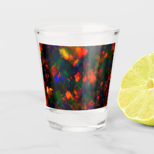 Black Rainbow Opal - Schnapsglas
