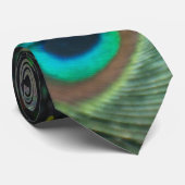 Black Rainbow Peacock Krawatte (Gerollt)