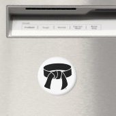 Black Rank Belt Magnet für Kampfkunst (In Situ (Geschirrspüler))